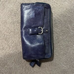 Cobalt Blue Tano Big Wallet Holds Everything